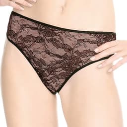 Dámské tanga 16094 - Marlies Dekkers černo/růžová 2