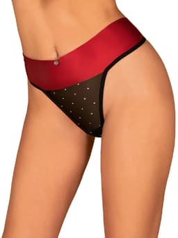 Jedinečná tanga Tienesy thong - Obsessive černá 2