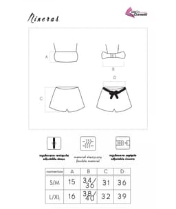 Hravý set Nineras - LivCo Corsetti bordó 4