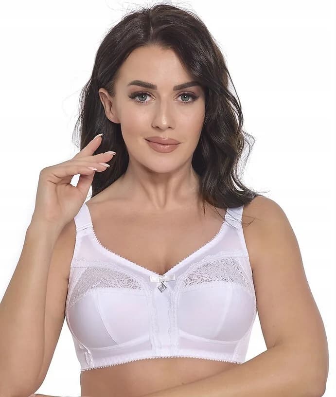 Měkká podprsenka s kosticí Viki Irena 585 100-105 bílá