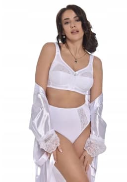 Měkká podprsenka s kosticí Viki Irena 585 100-105 bílá 3