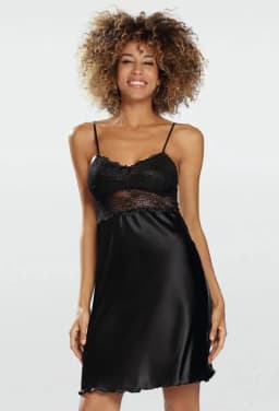 Dámská noční košilka model 17369905 S2XL - DKaren černá 1