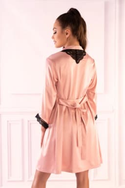 Ariladyen Růžový župan + tanga ZDARMA! - LivCo Corsetti L/XL 4