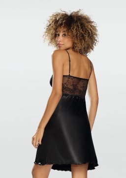 Dámská košilka Peri Black chemise - Dkaren 4