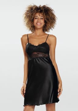 Dámská košilka Peri Black chemise - Dkaren 3