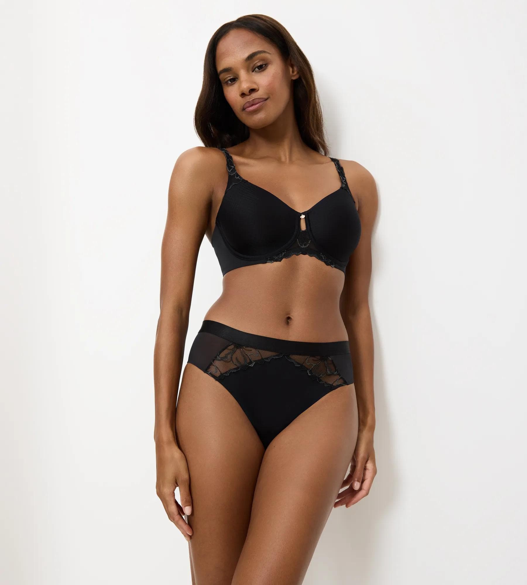 Dámská podprsenka Wild Azalea Florale W01 - BLACK - černá 0004 - TRIUMPH BLACK